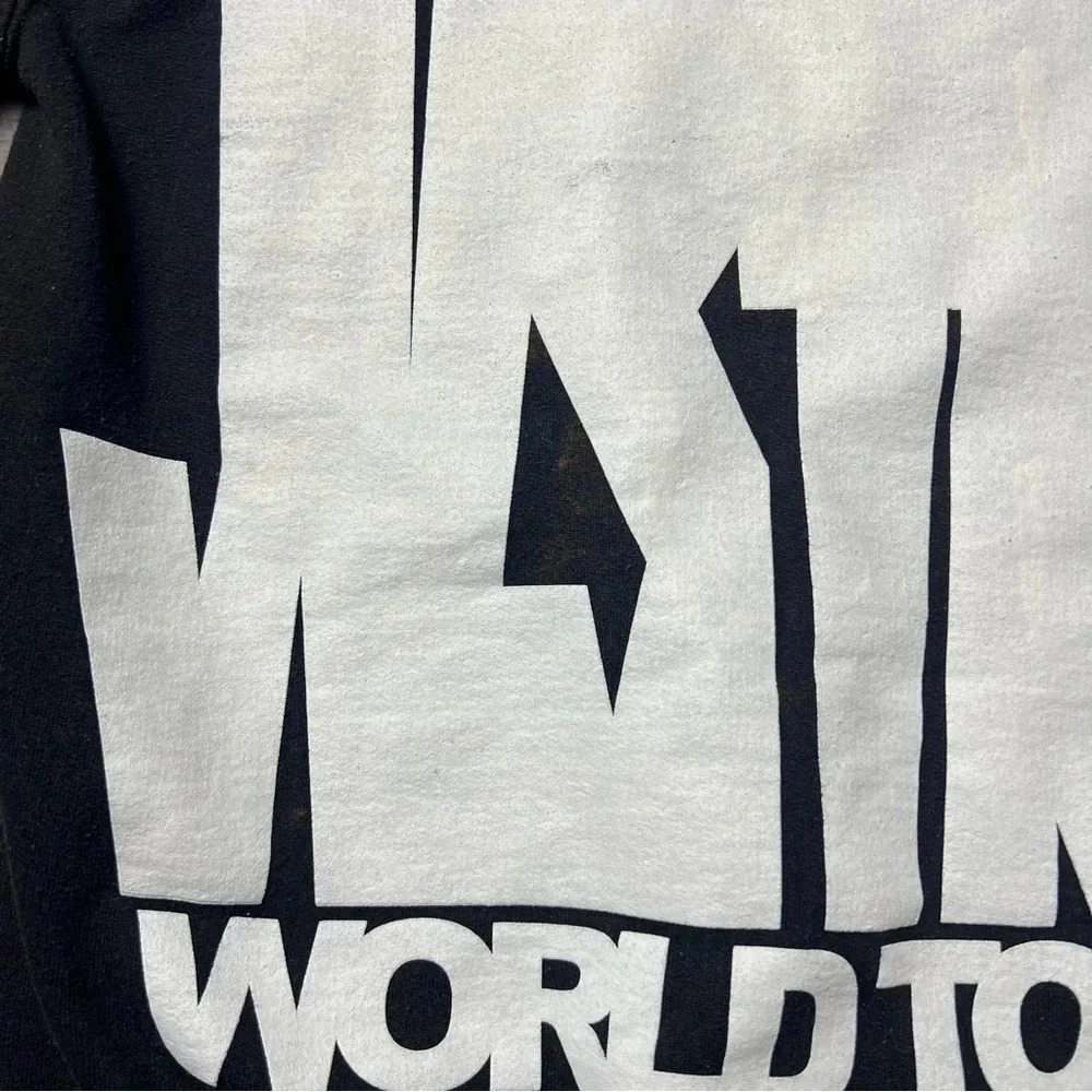 Justin Bieber Sweatshirt Men’s S Black Pullover Crew Neck Sweater Justice Tour - Picture 5 of 7